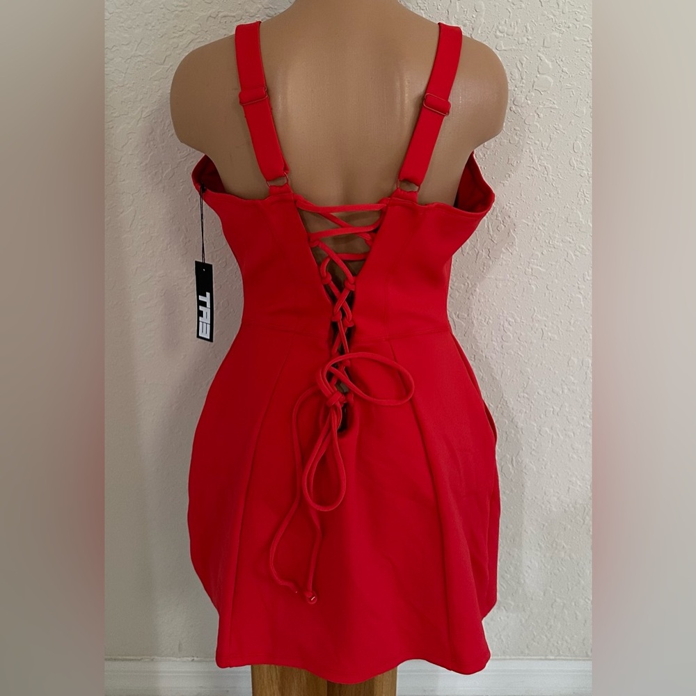 Ta3 Seamed Squarey snatched Swim Dress 2x short torso NWT - Picture 8 of 14